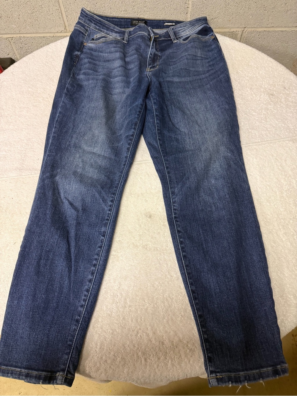 Judy Blue medium wash boyfriend fit jeans size 13/31